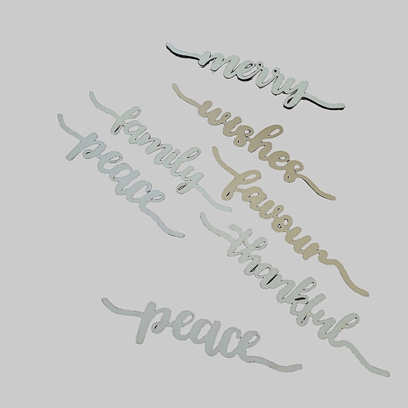 Wooden words decor diy - Picture 1 of 2